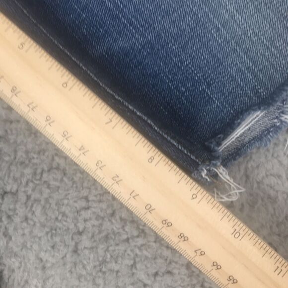 Madewell Jean Shorts Womens Blue Size 23 Cut Off 10" High Rise Skinny - Picture 3 of 9